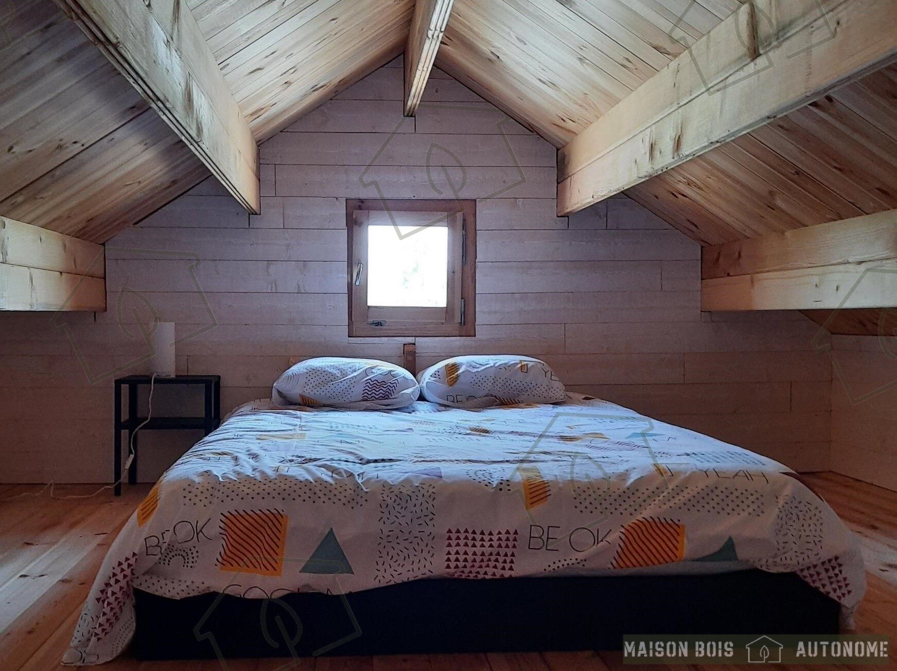 aménager une mezzanine sous les combles dans un chalet de 20m2