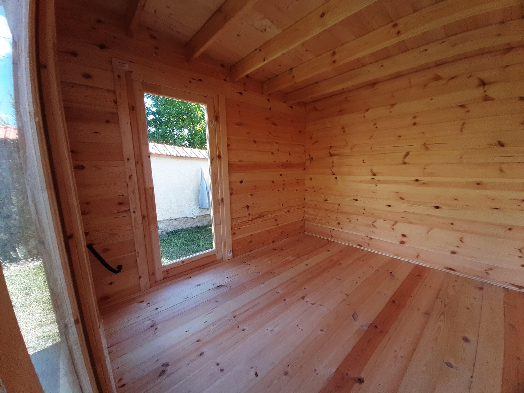 intérieur chalet en madrier